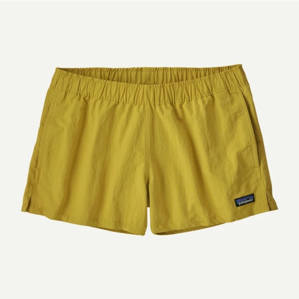 New Patagonia Barely Baggies Shorts Size L Color:Surfboard Yellow with tags⭐️⭐️ - Picture 17 of 17